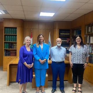 رئيسة المركز التربوي استقبلت مؤسّسي جمعية CG FUND LEBANON